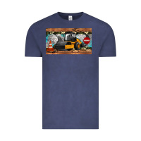 Vintage Denim steam roller sippy cup Vintage Tee - Artiststas