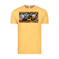 Vintage Mustard steam roller sippy cup Vintage Tee - Artiststas