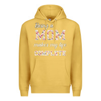 Antique Gold Being A Mom Makes My Life Complete For dark Premium Hoodie - Bettercallsaul