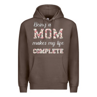 Coffee Being A Mom Makes My Life Complete For dark Premium Hoodie - Bettercallsaul