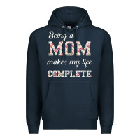 Navy Being A Mom Makes My Life Complete For dark Premium Hoodie - Bettercallsaul