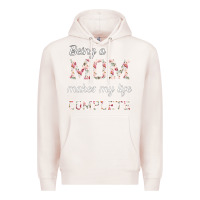 Pale Pink Being A Mom Makes My Life Complete For dark Premium Hoodie - Bettercallsaul