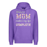 Purple Being A Mom Makes My Life Complete For dark Premium Hoodie - Bettercallsaul