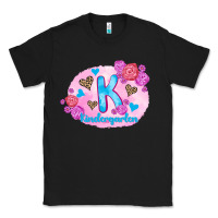 Black back to school flowers kindergarten 3200x2400 Classic Tee - AdoDesignShop