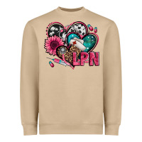 Mushroom lpn licensed practical nurse hearts Heavyweight Sweatshirt - Jasminsmagicworld