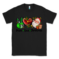 Black peace love  christmas Classic Tee - AdoDesignShop