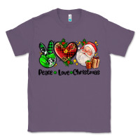 Lavender peace love  christmas Classic Tee - AdoDesignShop