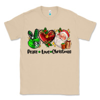 Mushroom peace love  christmas Classic Tee - AdoDesignShop