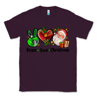 Plum peace love  christmas Classic Tee - AdoDesignShop