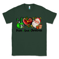 Sports Green peace love  christmas Classic Tee - AdoDesignShop