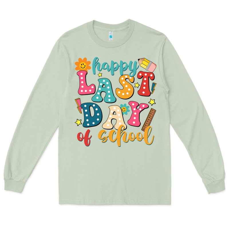 Happy Last Day Of School Long Sleeve Tee by JahusDesignShop | Teevron