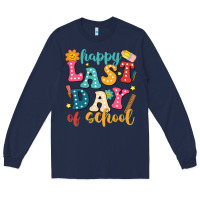 Navy happy last day of school Long Sleeve Tee - JahusDesignShop