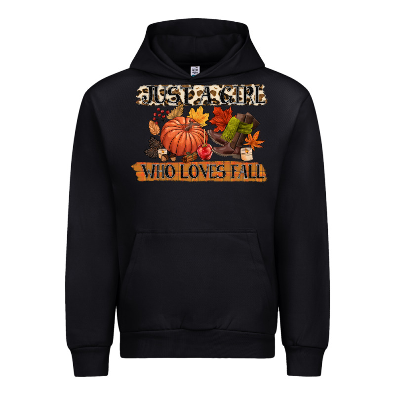 Just A Girl Who Loves Fall Urban Hoodie by CowGirlArtShop | Teevron