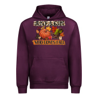 Mauve Wine just a girl who loves fall Urban Hoodie - CowGirlArtShop