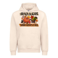 Sandshell just a girl who loves fall Urban Hoodie - CowGirlArtShop