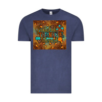 Vintage Denim grateful thankful blessed turkey Vintage Tee - JahusDesignShop