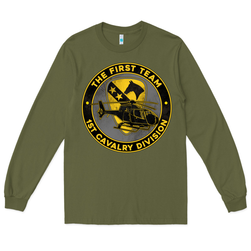 The First Team 1st Cavalry Division Long Sleeve Tee by Jasminsmagicworld | Teevron
