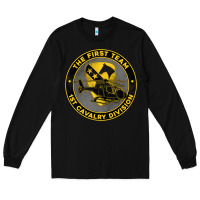 Black the first team 1st cavalry division Long Sleeve Tee - Jasminsmagicworld