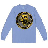 Colony Blue the first team 1st cavalry division Long Sleeve Tee - Jasminsmagicworld