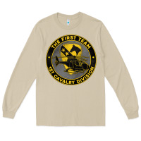 Mushroom the first team 1st cavalry division Long Sleeve Tee - Jasminsmagicworld