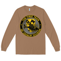 Toasted Coconut the first team 1st cavalry division Long Sleeve Tee - Jasminsmagicworld