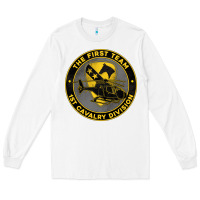 White the first team 1st cavalry division Long Sleeve Tee - Jasminsmagicworld