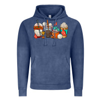 Vintage Denim volleyball coffee cups Vintage Hoodie - AdoDesignShop