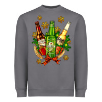 Storm beer bottle party set for christmas Heavyweight Sweatshirt - AdoDesignShop