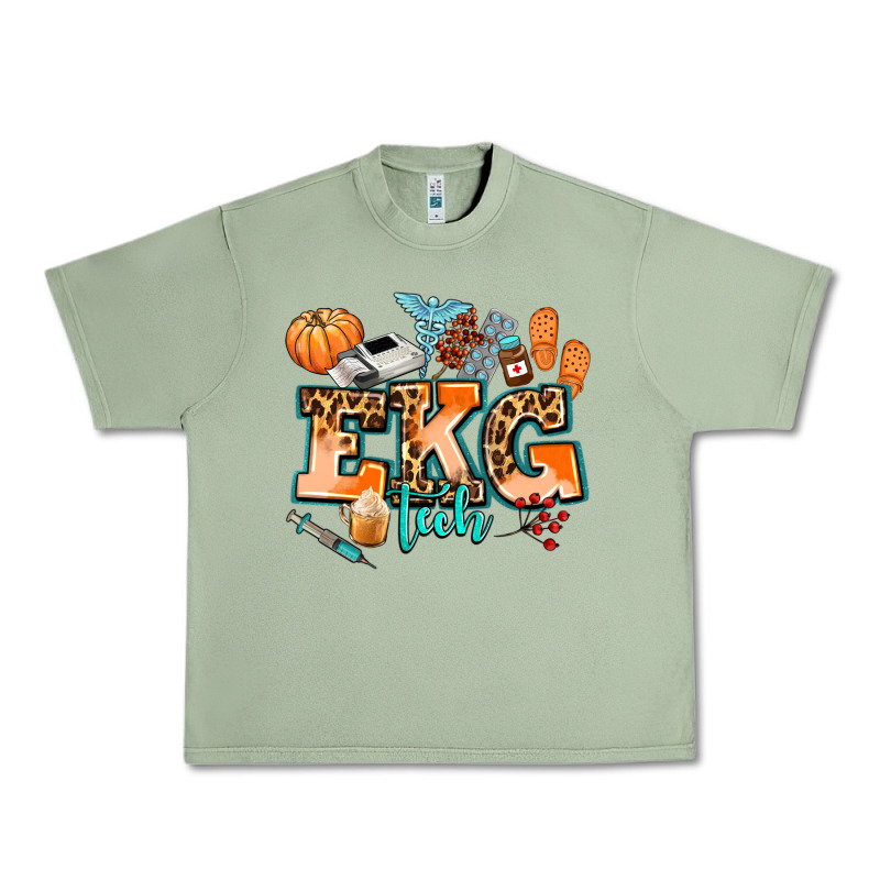Ekg Tech Fall Urban Heavy Tee by AdoDesignShop | Teevron