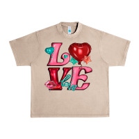 French Oak love with balloons Urban Heavy Tee - AdoDesignShop