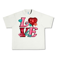 Pistachio love with balloons Urban Heavy Tee - AdoDesignShop