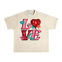 Sandshell love with balloons Urban Heavy Tee - AdoDesignShop