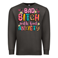 Smoke bad bitch with bad anxiety Premium Sweatshirt - Artiststas