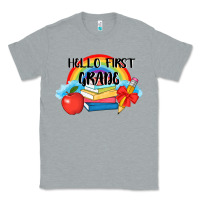 Heather Grey back to school hello first grade 3200x2400 Classic Tee - AdoDesignShop