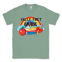 Sage back to school hello first grade 3200x2400 Classic Tee - AdoDesignShop