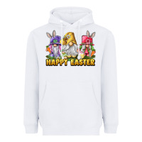 White Happy Easter Heifers Heavyweight Hoodie - LillyAllenDesigns