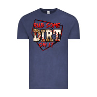 Vintage Denim rub some dirt on it baseball Vintage Tee - Jasminsmagicworld