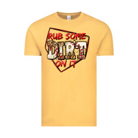 Vintage Mustard rub some dirt on it baseball Vintage Tee - Jasminsmagicworld