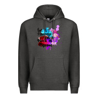 Charcoal Heather Be a Flamingo in a Flock of Pigeons Premium Hoodie - Bettercallsaul