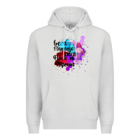 Dove Grey Be a Flamingo in a Flock of Pigeons Premium Hoodie - Bettercallsaul