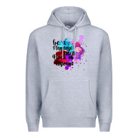 Heather Grey Be a Flamingo in a Flock of Pigeons Premium Hoodie - Bettercallsaul