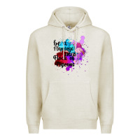 Oatmeal Heather Be a Flamingo in a Flock of Pigeons Premium Hoodie - Bettercallsaul