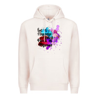 Pale Pink Be a Flamingo in a Flock of Pigeons Premium Hoodie - Bettercallsaul