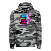 Slate Camo Be a Flamingo in a Flock of Pigeons Premium Hoodie - Bettercallsaul