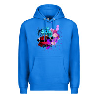 True Royal Be a Flamingo in a Flock of Pigeons Premium Hoodie - Bettercallsaul