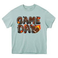 Arona game day football leopard Heavy Core Tee - Zillion Design Studio