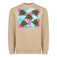 Mushroom dinosaur stegosaurus Heavyweight Sweatshirt - Artiststas