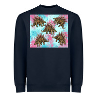 Navy dinosaur stegosaurus Heavyweight Sweatshirt - Artiststas