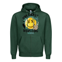 Sports Green somebody's feral wrestling mom Zipper Hoodie - MaliasSmallBusiness