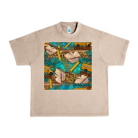 French Oak student delivery specialist seamless pattern Urban Heavy Tee - BundleAndBundleShop